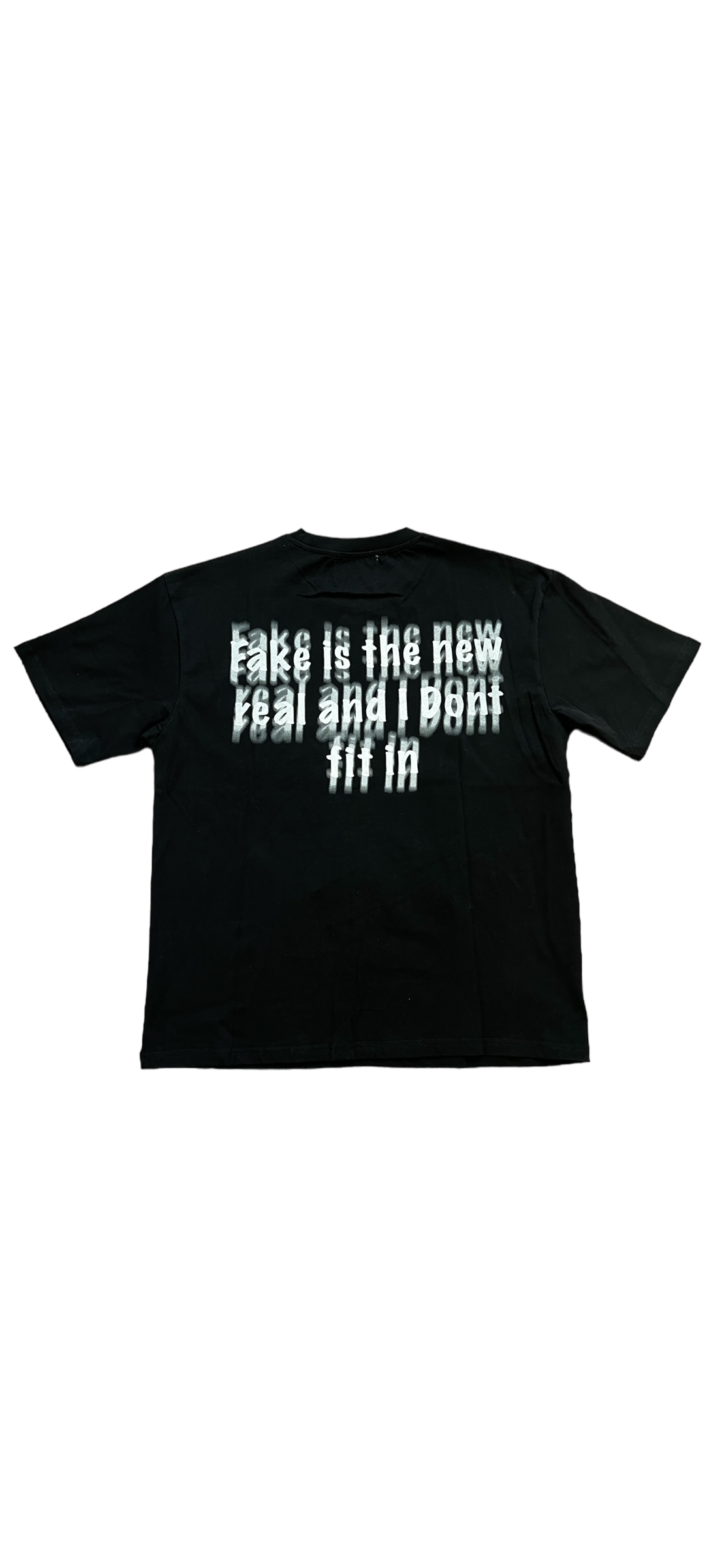 “Fake Is The New Real” Black Shirt